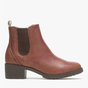 Hush Puppies Tan Ankle Booties